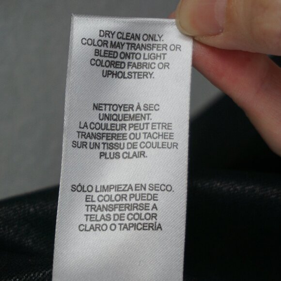 New Frame The Jet Set Skinny Crop Slit Jeans in Noir Coated size 2(30-34) - Picture 16 of 16